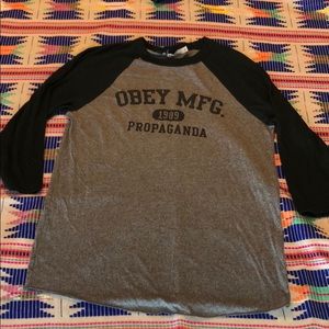 Obey Baseball Tee